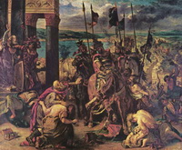 Крестоносцы в Константинополе (Э. Делакруа)