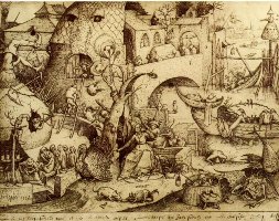 Фрагмент картины Питера Брейгеля “Семь смертных грехов“
