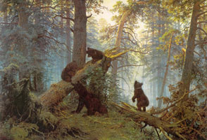 Утро в сосновом лесу (И.И. Шишкин) 