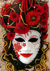 Венецианская маска (папье-маше)