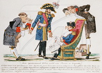 Карикатура на Наполеона (И.И. Теребнев, лубок)