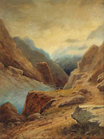 Дарьяльское ущелье (И.К. Айвазовский, 1891 г.)