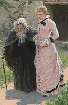 Бабушка и внучка