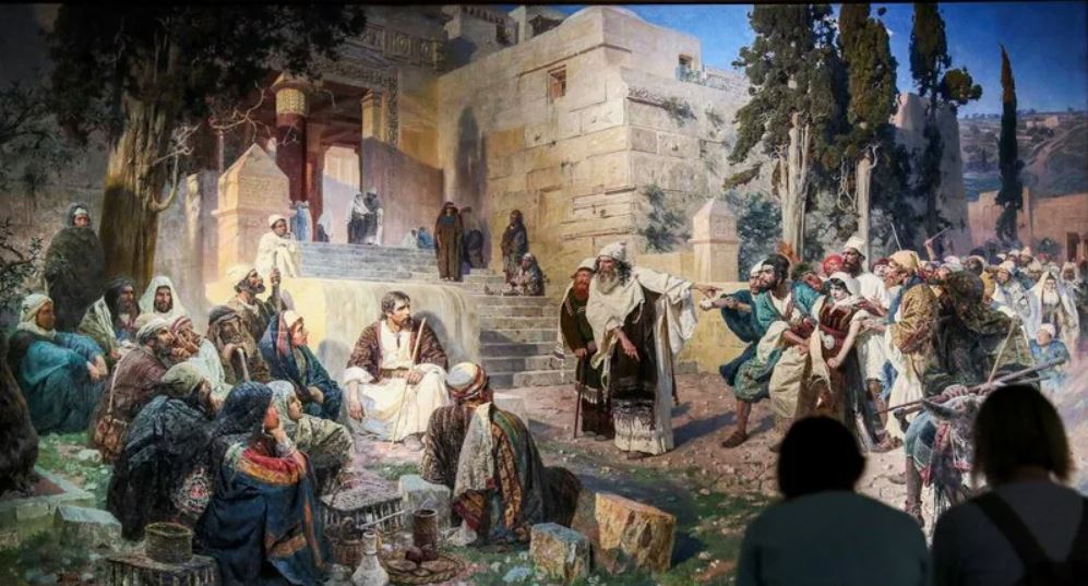 В. Д. Поленов "Христос и грешница"